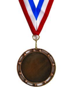 2.5" Customizable Star Medal