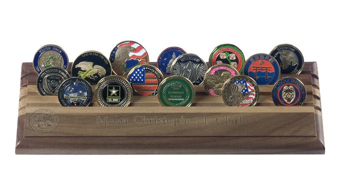 4 Row Coin Rack Display