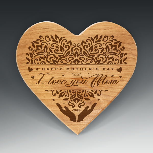 Alder Heart Plaque