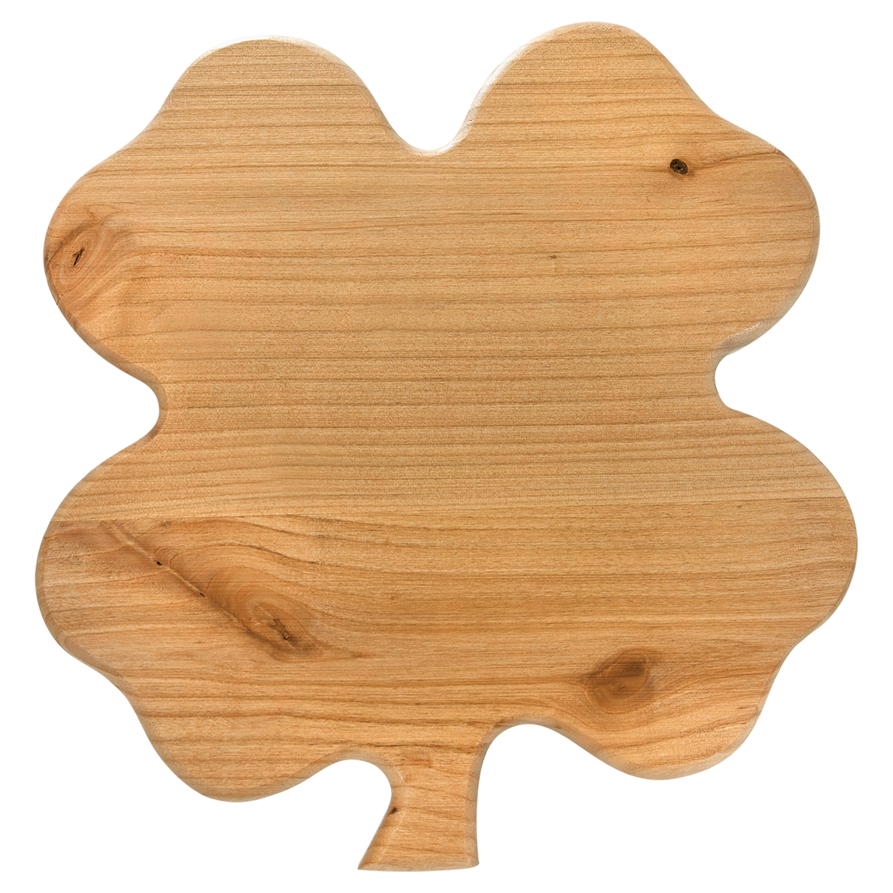 9 3/4" x 10 1/4" Alder Clover Plaque