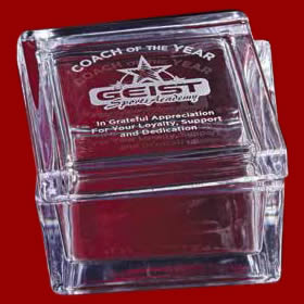 Crystal Trinket Box Rectangular