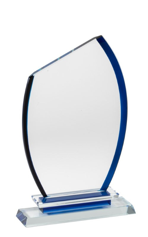 Blue Crystal Sail Oval Slant Top