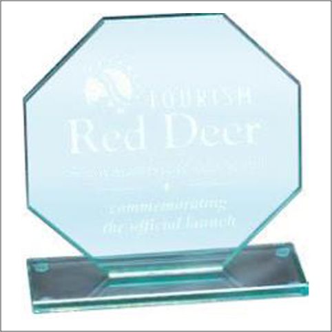 Jade Octagon Glass Award