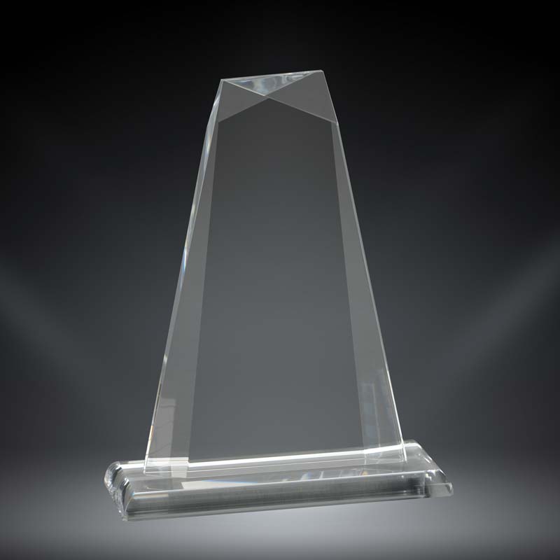 Acrylic Pinnacle Award On Base