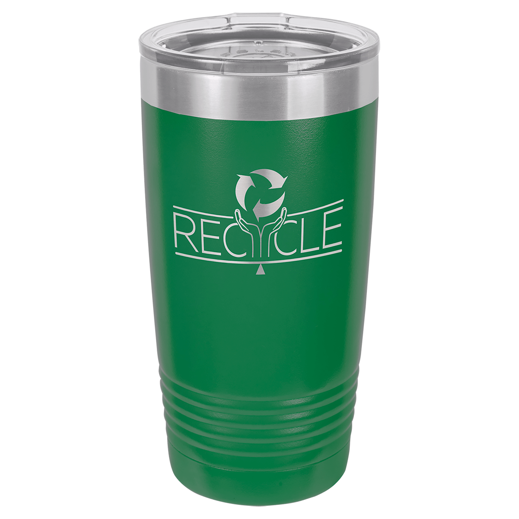 20 oz. Stainless Steel Vacuum Insulated Ringneck Tumbler with Clear Lid