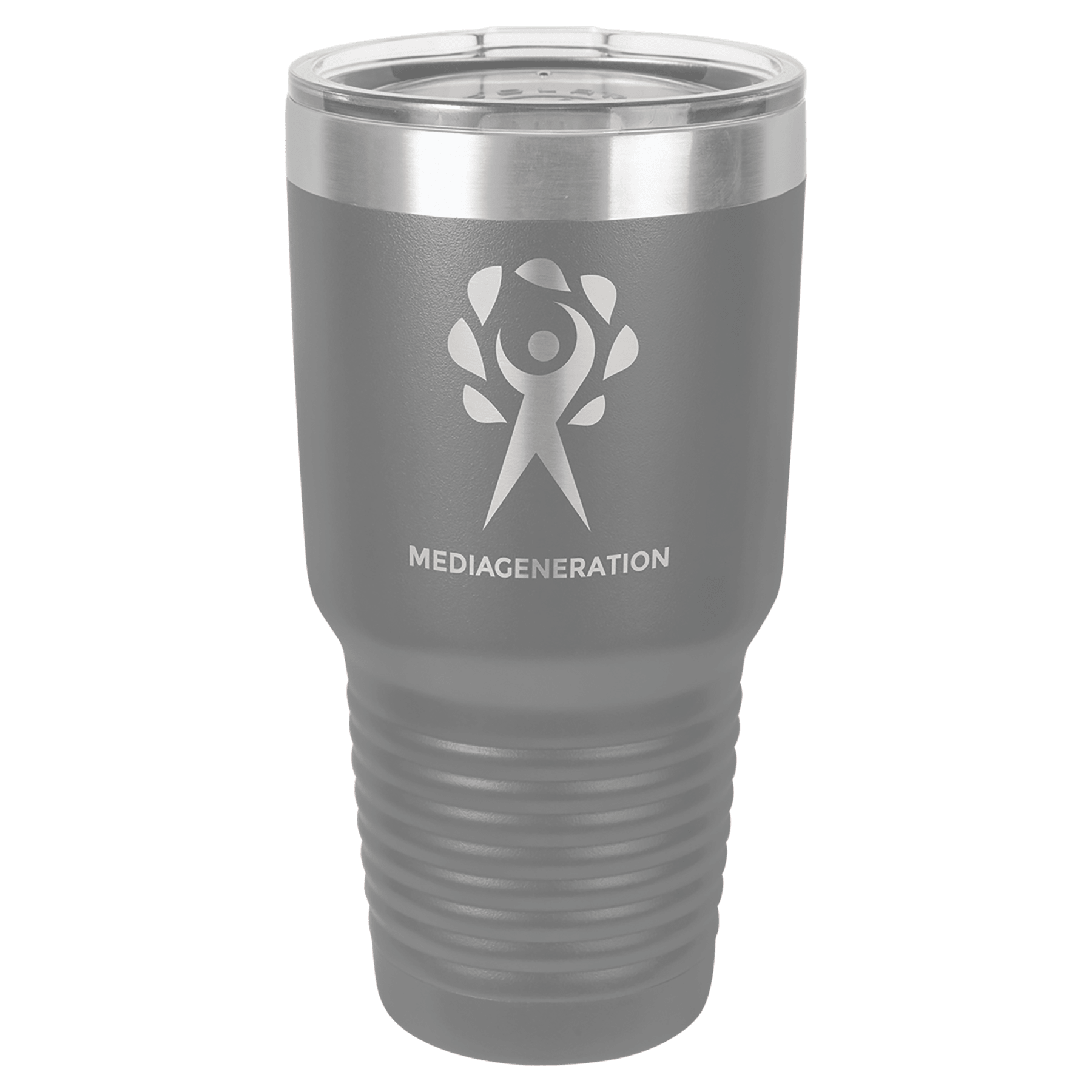 30 oz. Stainless Steel Vacuum Insulated Ringneck Tumbler with Clear Lid