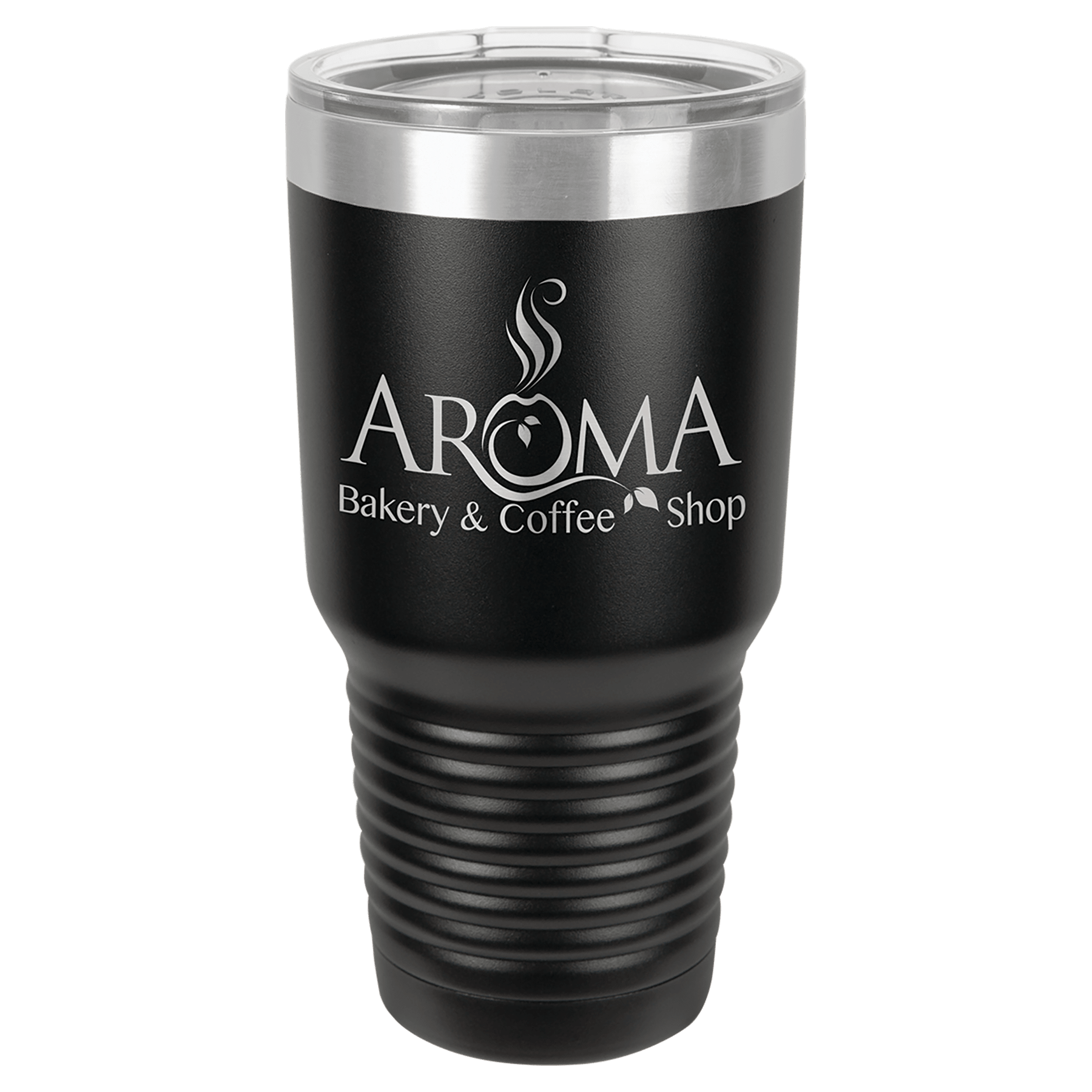 30 oz. Stainless Steel Vacuum Insulated Ringneck Tumbler with Clear Lid