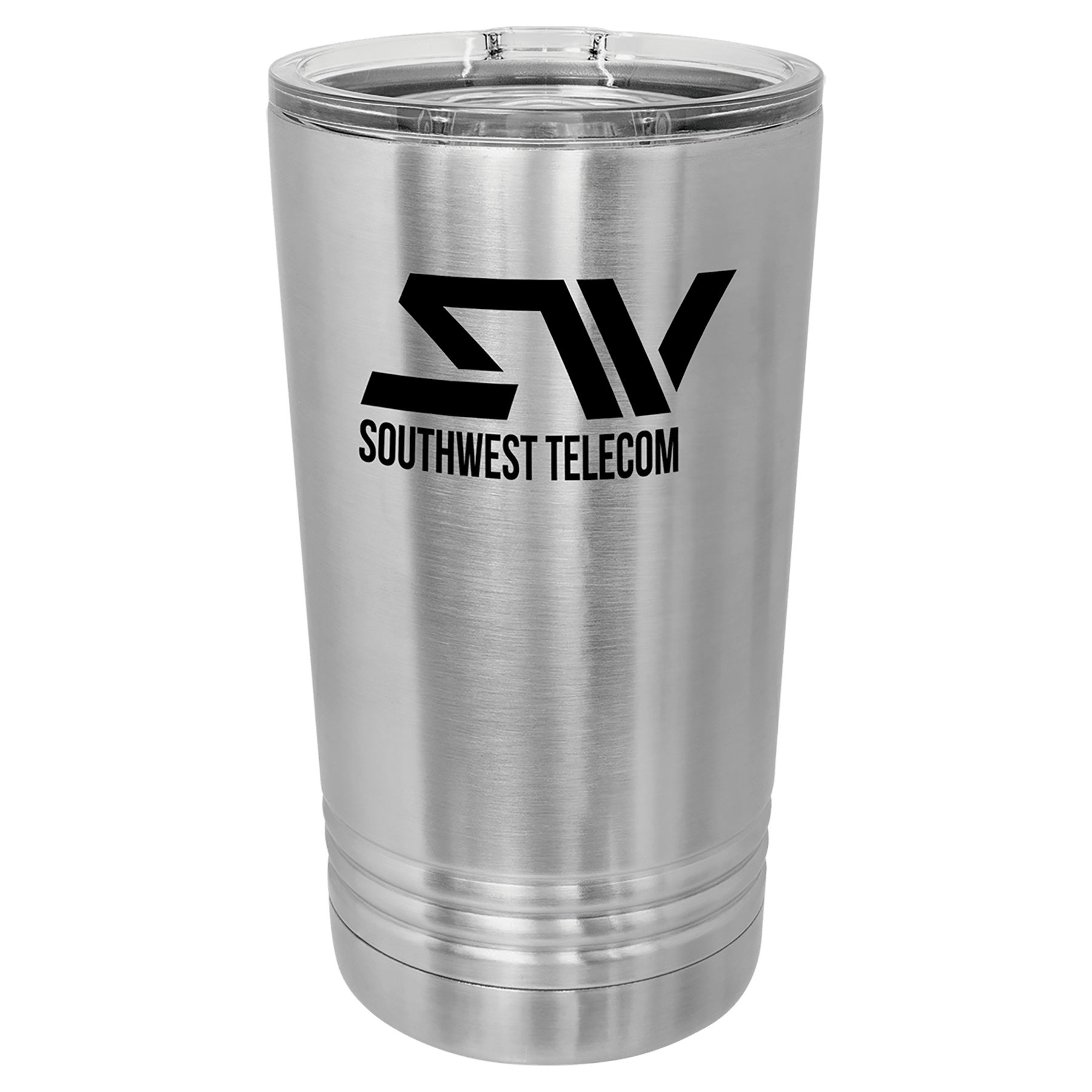 16 oz. Stainless Steel Pint with Slider Lid