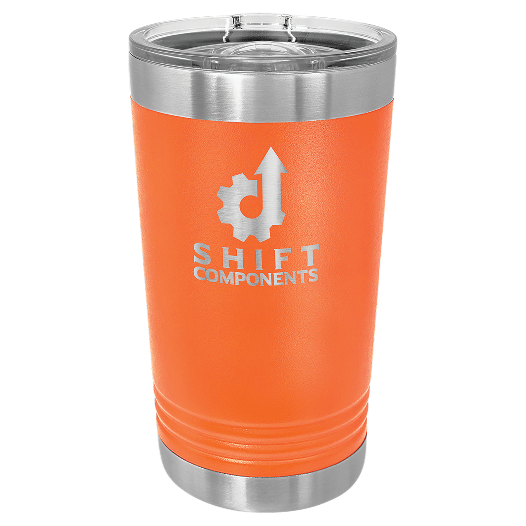 16 oz. Stainless Steel Pint with Slider Lid