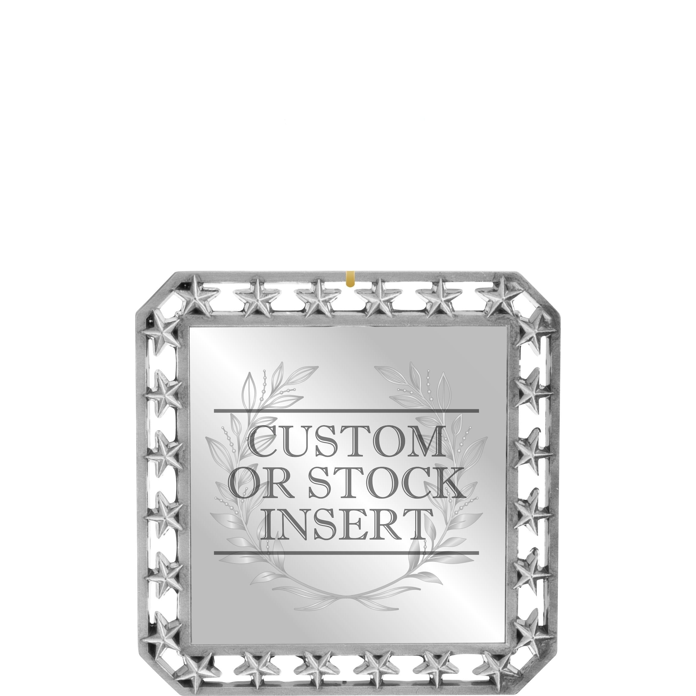 Exclusive Square Medal with Insert