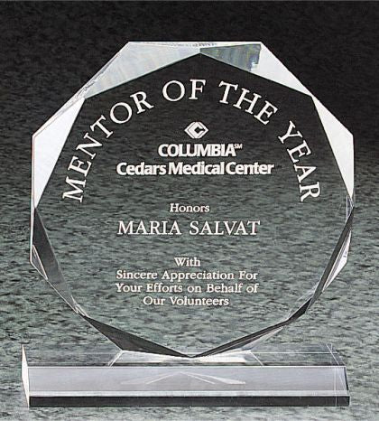 Acrylic Octagon Award