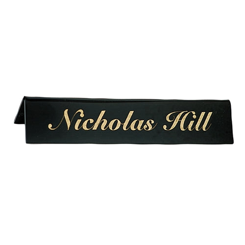 Black Tent Sign