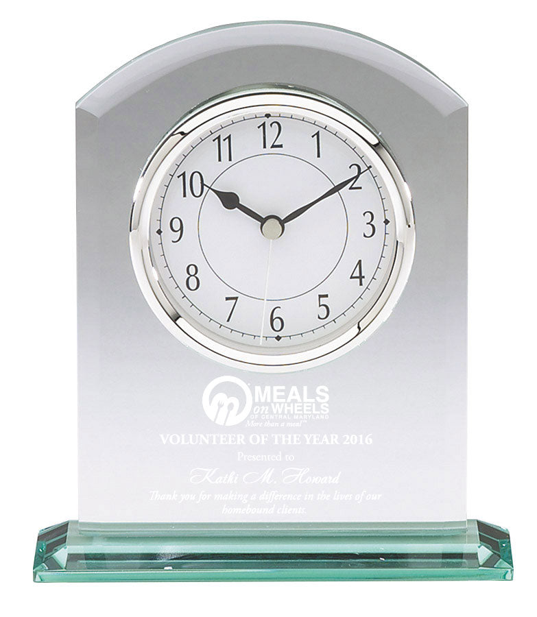 6.5" Glass Clock