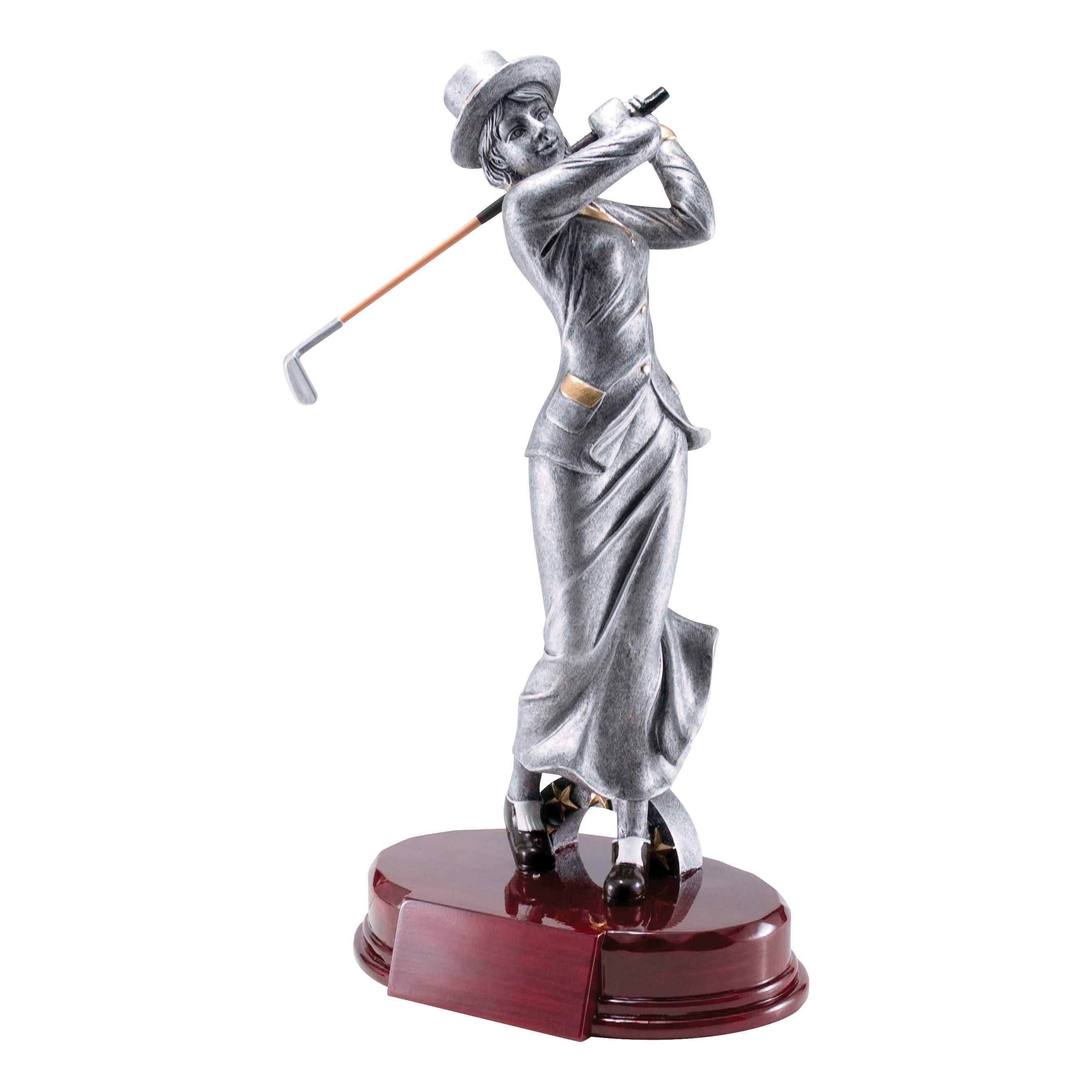 Golf Swing Resin Statues