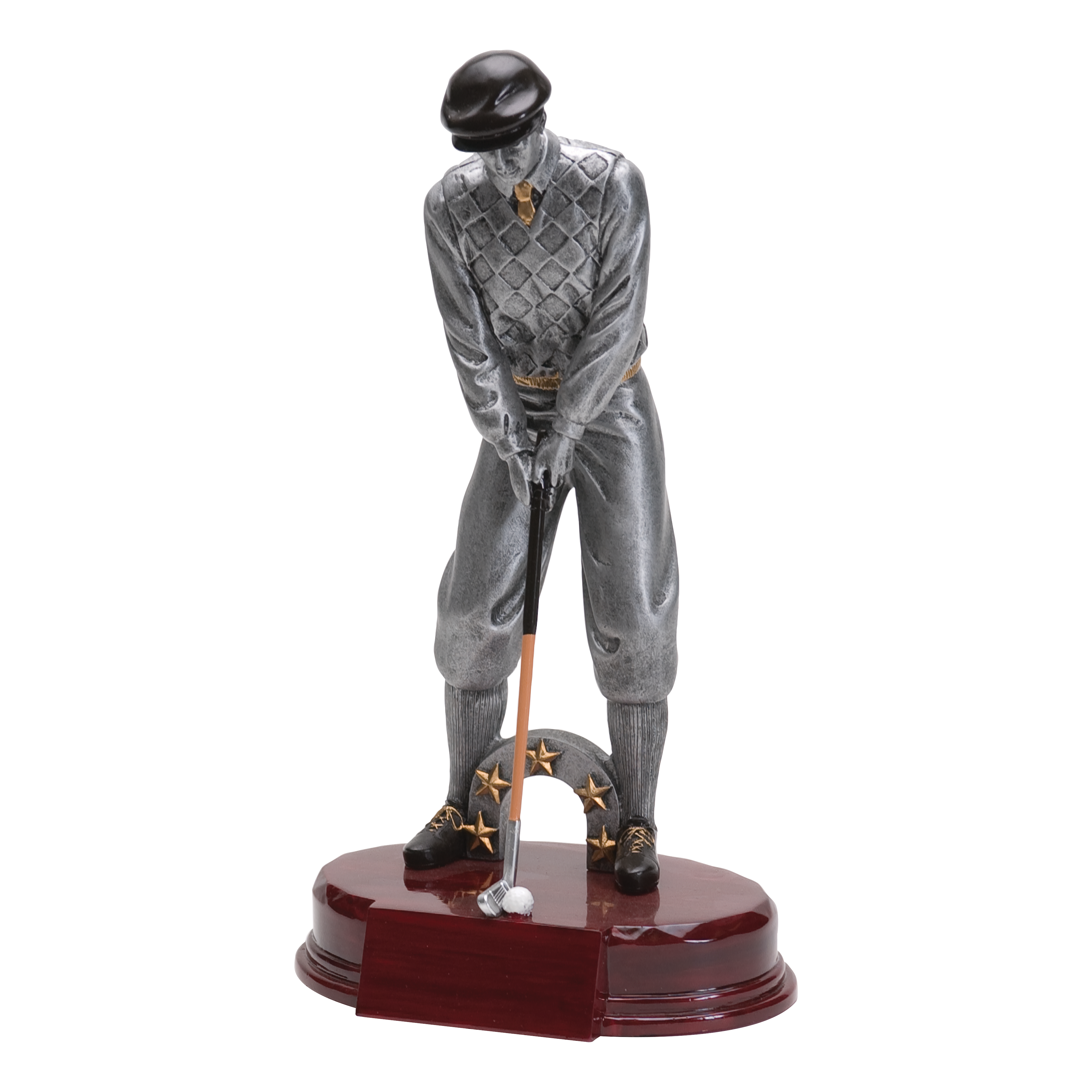 Golf Swing Resin Statues