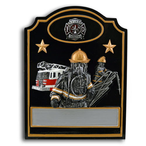 Firefighter Resin Plate